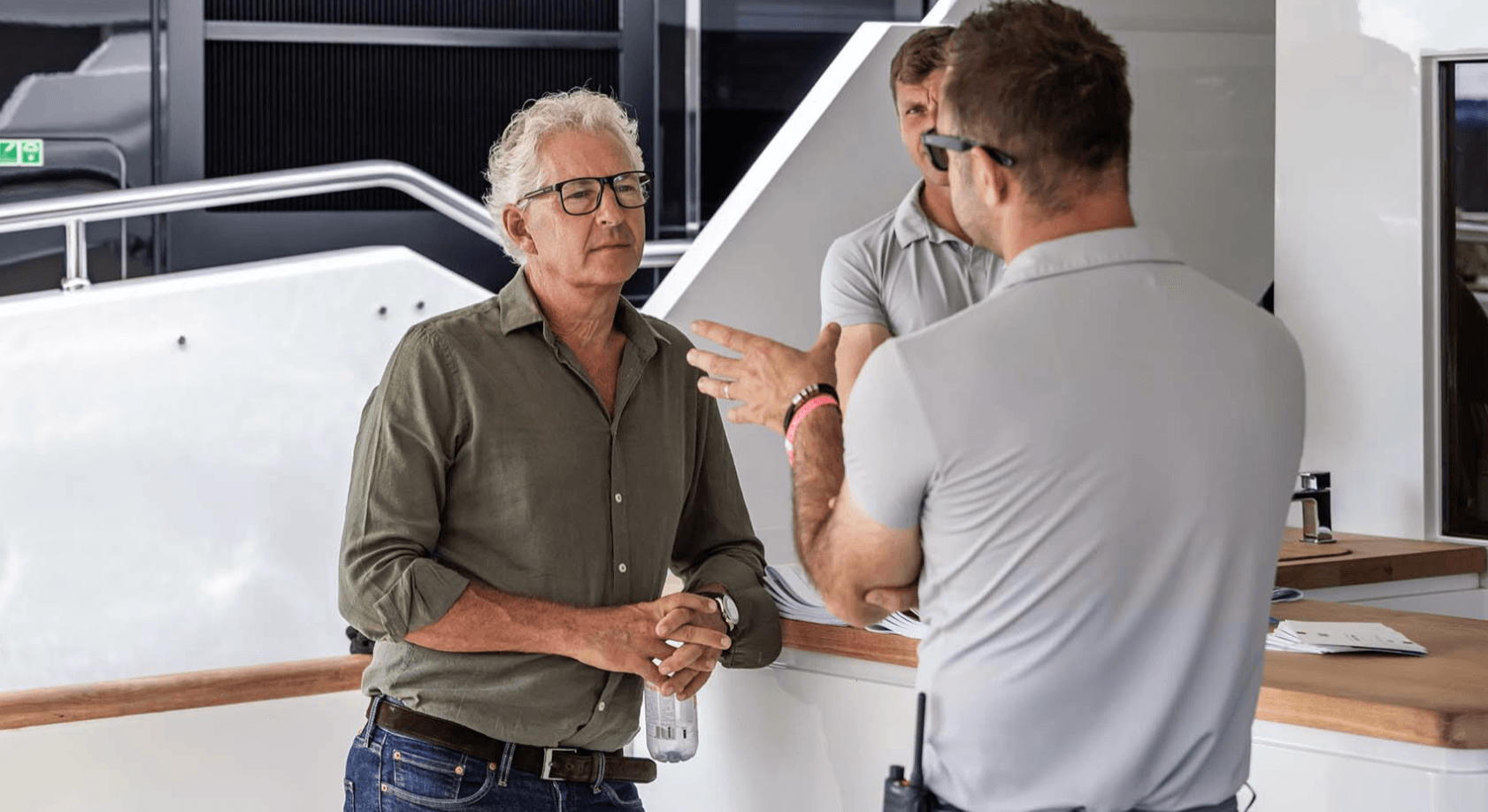 Jan-Jaap Minnema in conversation on yacht